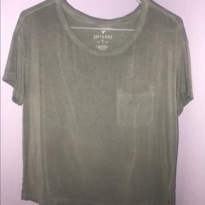 soft scoop neck t-shirt